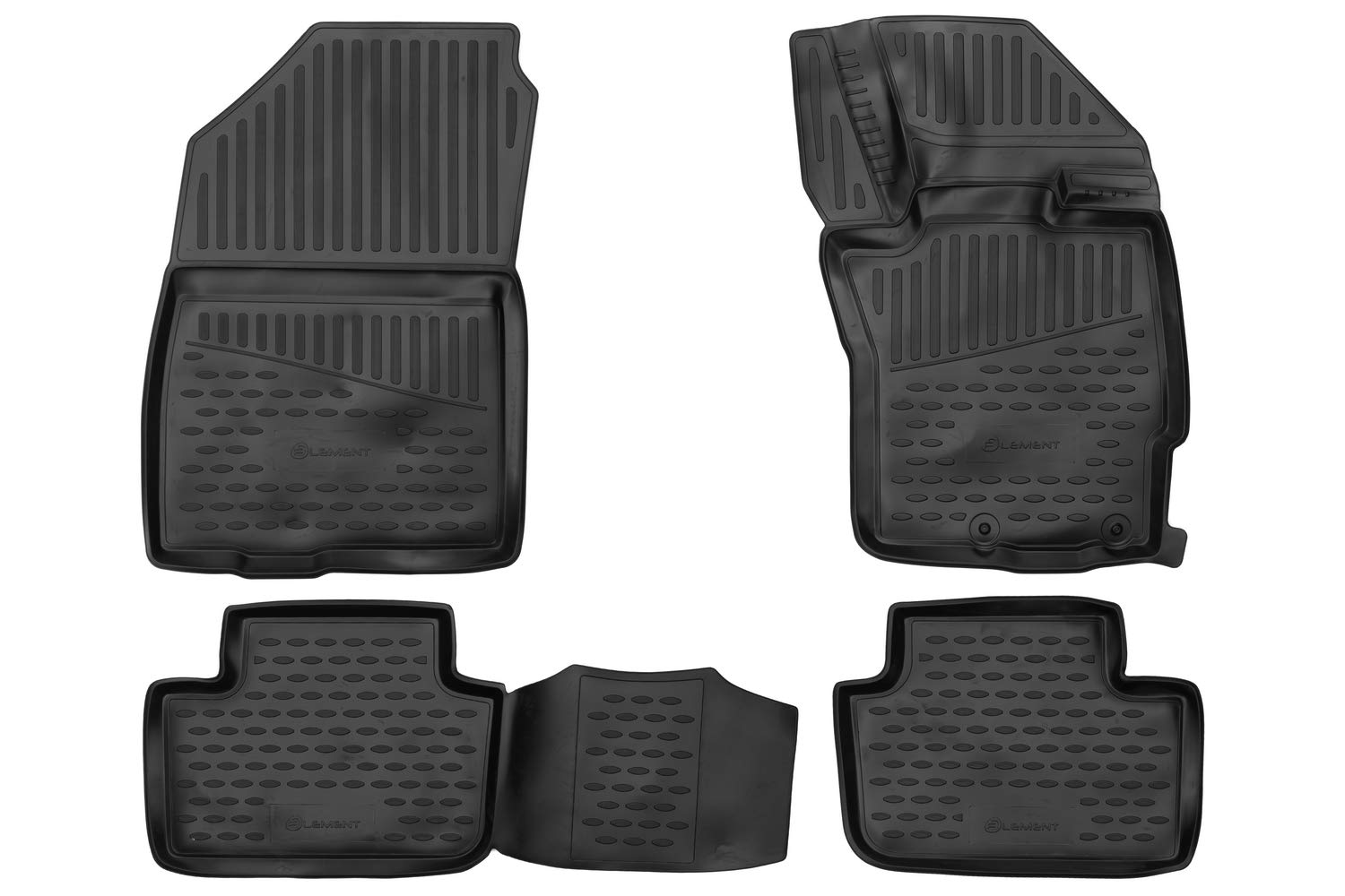 Element Tailored Custom Fit 3D Rubber Floor Mats for MITSUBISHI ASX, 2013-