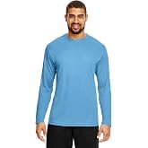 Team 365 Men's Zone Performance Long-Sleeve T-Shirt L SPORT LIGHT BLUE