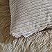Smiry Soft Sofa Velvet Striped Pillow Case Cover Sofa Decor Pillow Cover Creem Cheese 18