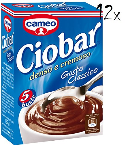 12x 5 tassen Cameo Ciobar Classico heiÃe schokolade hot chocolate 125g 12x5 Beutel