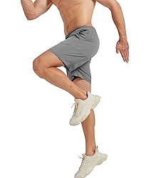 Surenow Men's Athletic Running Shorts Lightweight
