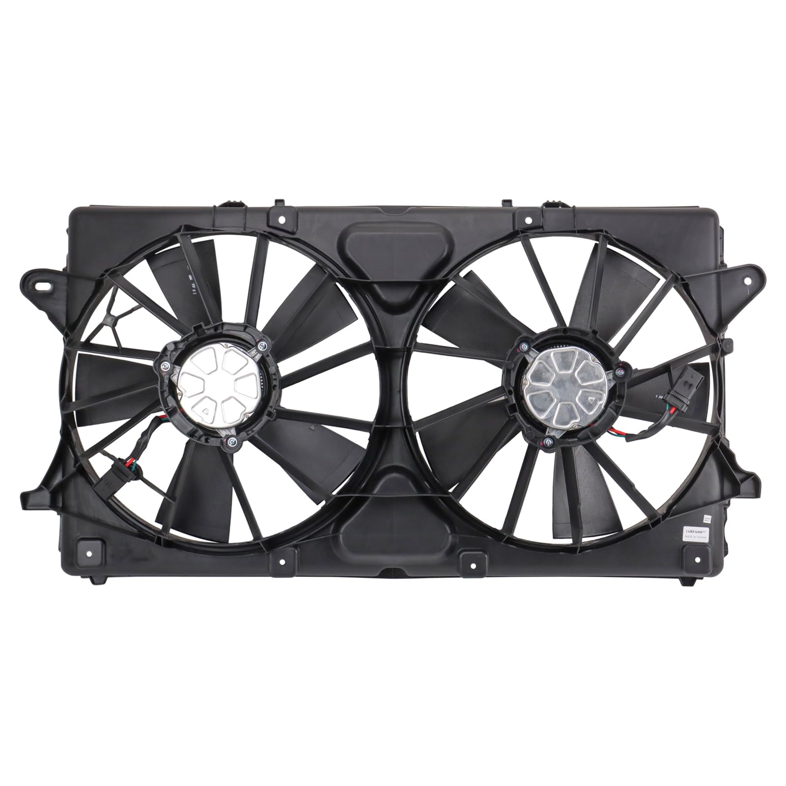TRQ Radiator Dual Cooling Fan Assembly Compatible with 21-23 Cadillac 20-23 Chevrolet GMC