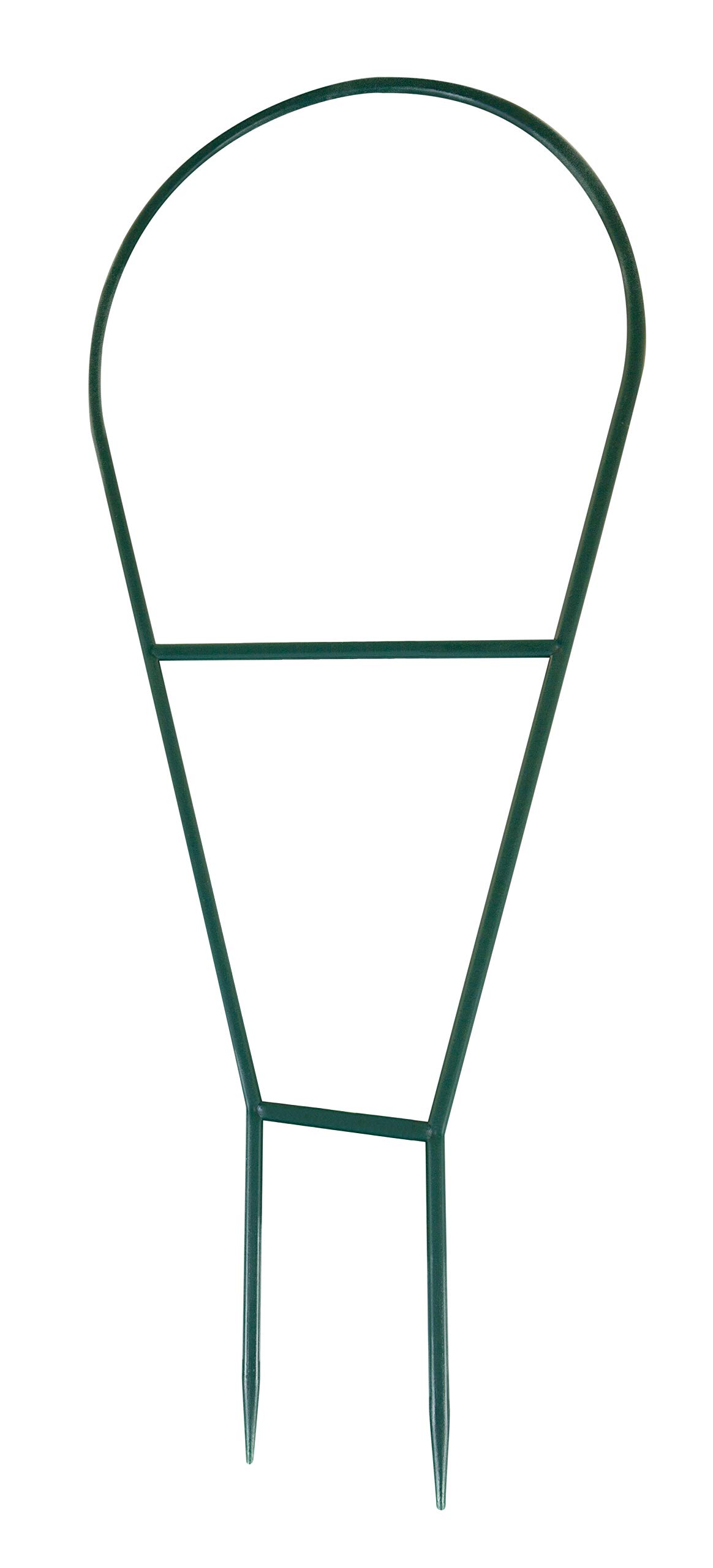 Windhager Plastic Arch Trellis, Flower Support, Trellis for Climbing Plants, Flower Palier, Climbing Aid for Flowers, 44 x 19 cm, Green, 05714
