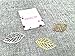YYaaloa 50pcs 20x35mm Leaf Charms Pendant for Crafting Jewelry Making Accessory (50pcs Bronze)