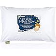 Toddler Pillow with Pillowcase - 13X18 Soft Organic Cotton Baby Pillows for Sleeping - Machine Washable - Toddlers, Kids, Boy