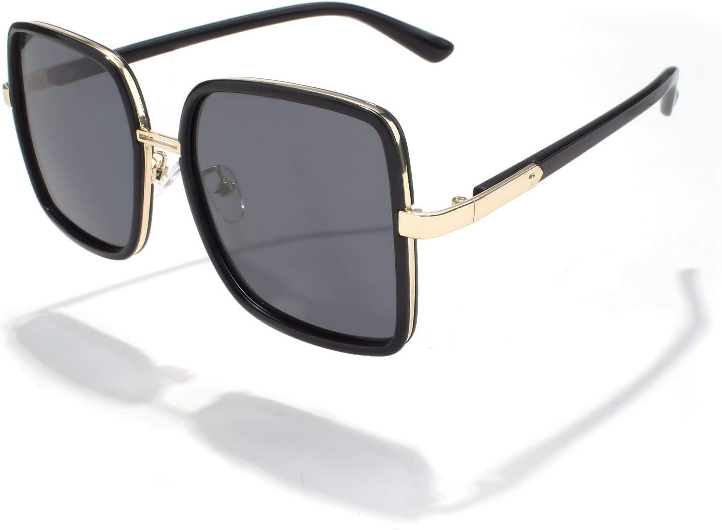 Square Sunglasses for Women Oversized Polarized Sun Glasses Fashion Brand Designer Inspired Shades,FZ45