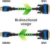 KabelDirekt HDMI to DVI Cable 5m with AIS Interference Shielding 24+1 view 4