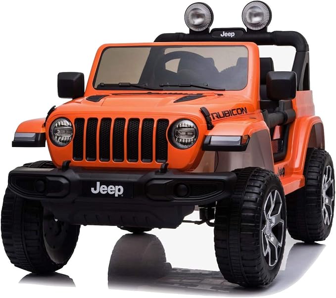 OutdoorToys Licensed Wrangler Rubicon 12V Ride On Children’s Jeep with