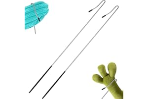 Amviner 16 Inches Puppets Arm Control 2pcs, Metal Rod Puppet Accessrioes