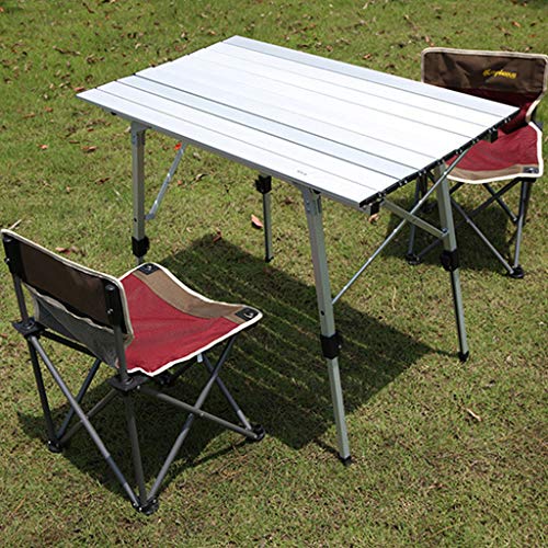 Lookvv Camping Tables Outdoor Aluminum Folding Tables with Carry Bag