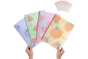 Cute File Folders, Expanding File Folders with 32 Labels, 5 Pocket File Organizer, Accordion File Organizer Letter Size for S