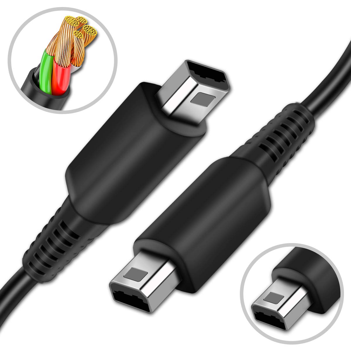 Wii U Charger Cable 3m Extra Long Usb Power Charging Desertcart