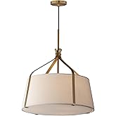 Maxim 16182WLNAB Bandera Multi-Light Pendant, 3-Light E26 Medium Base, Natural Aged Brass (Bulbs NOT Included)