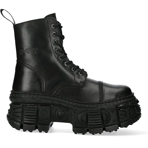靴 NEW ROCK M-TANK083-C1 41 Amazon.com | New Rock Men's TANK083-C1 Real Leather Combat Black