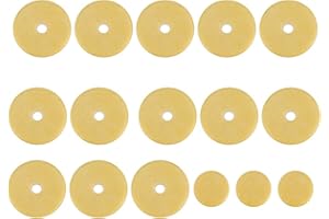 Bnineteenteam 16 Pcs Felt Material Flute Pads Set Open Hole Pads for Flute Performance Accessory