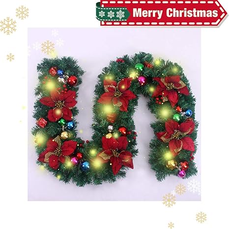 Buon Natale Freestyle Testo.Treer Led Decorazione Natale Finto Abete Ghirlanda Di Natale Decorazioni Illuminato Artificiale Rattan Natalizio A Batteria Con 8 Modalita Luminose Per Feste Di Festive Palla Di Natale Amazon It Casa E Cucina