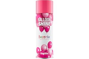 Bezente Balloon Shine Spray - 15 oz High Shine Balloon Spray, Waterproof, Long-Lasting Antioxidant, Odorless, Instant Shiny Effect for Party Balloons Decorations