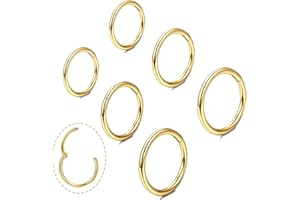DAILI Small Gold Hoop Earrings, Lightweight 14K Gold Plated Huggie Hoop Earrings for Cartilage Helix Tragus, Hypoallergenic Earrings for Women Men, Tiny Thin Hoops Surgical Steel Endless Hoops Earrings 6-10 mm