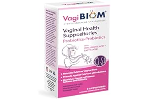 VagiBiom Lactobacillus Suppository: Microbiome Flora balance and Odor Control Regimen; Balance and Nourishes Healthy Flora; Paraben-Free Preservative-Free