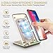 iPhone X Wireless Charger, ElleSye 3-Coil Qi Wireless Charger Stand Pad for iPhone 8/8 Plus, iPhone X, Samsung Galaxy Note8, S8/S8 Plus/S7/S7 Edge/S6 Edge Plus, LG G6 and All QI-Enabled Devices