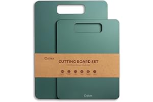 Cutting Boards for Kitchen [Set of 2], Wood Fiber Composite Cutting Board, Dishwasher Safe, Non Slip Non Toxic Chopping Board