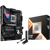 AMD Ryzen 9 9950X3D Processor with ASUS ROG Strix X870E-E R2 Motherboard | Micro Center CPU Motherboard Combo, Ready for AI PC, ATX, AM5, DDR5, WiFi 7, 5X M.2, PCIe 5.0, USB4 Type-C