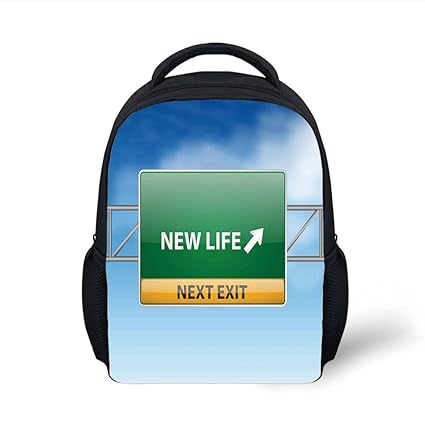 Amazon Com Iprint Kids School Backpack Going Away Party
