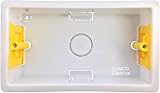 Appleby SB629 Dry Lining Boxes 2 Gang 32mm Pack of 3 Electrical Wall Boxes view 2