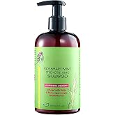 Grospe Rosemary Mint Strengthening Shampoo with Biotin, 12.17 Fl Oz | Refreshes the scalp by washing away excess oil and buildup, leaving hair soft, light and easy to manage after every wash.