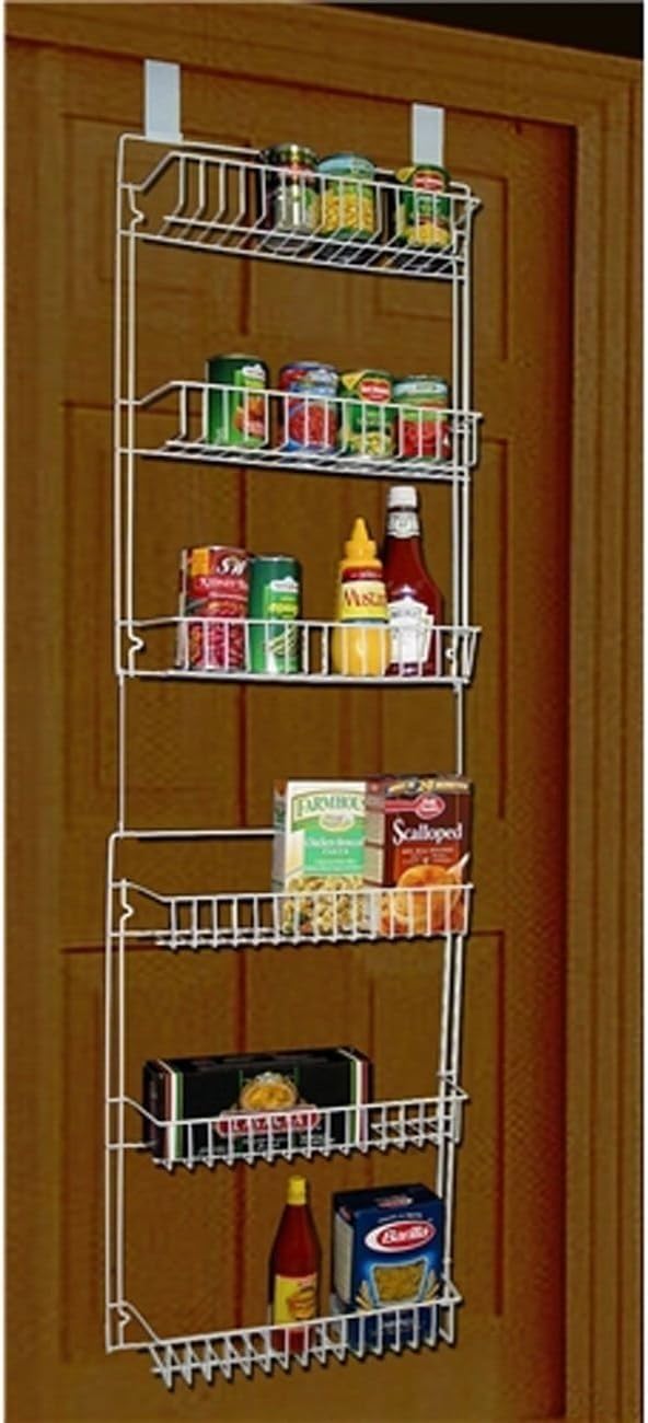 Storage Dynamics 5 Foot Over The Door Rack Organizer Kitchen Pantry Spice Shelf