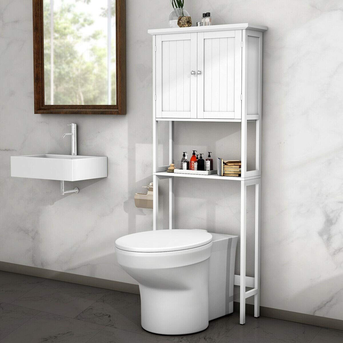 Best furniture over the toilet shelf