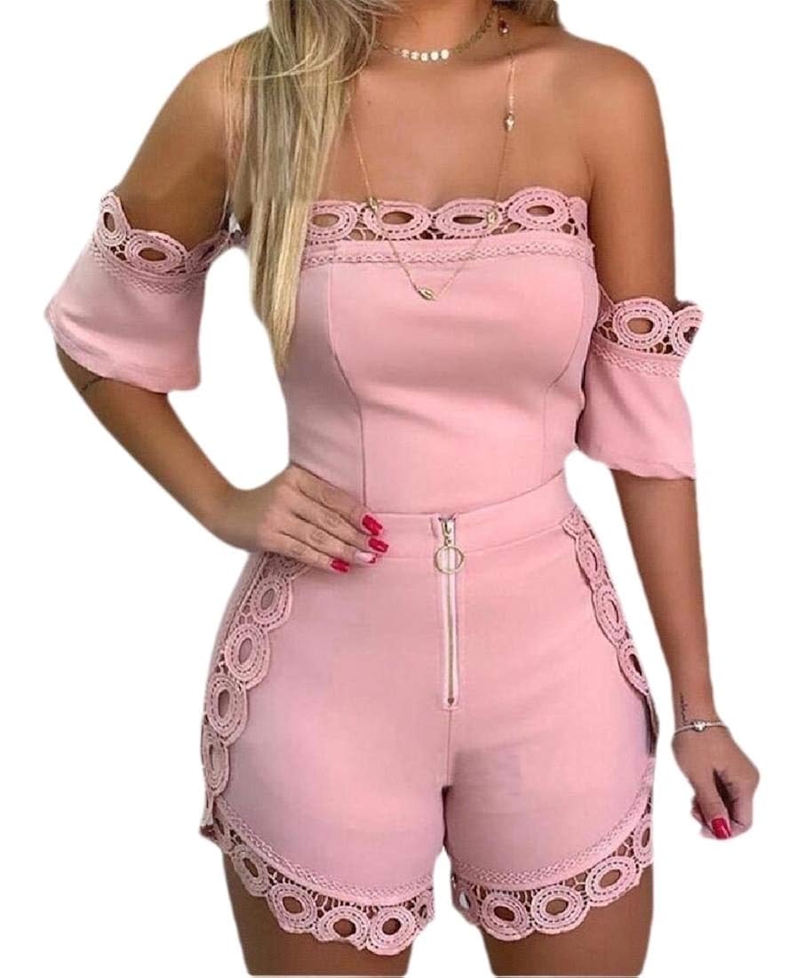 high waisted romper shorts