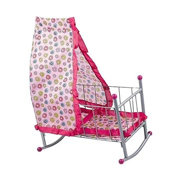 plastic doll cradle