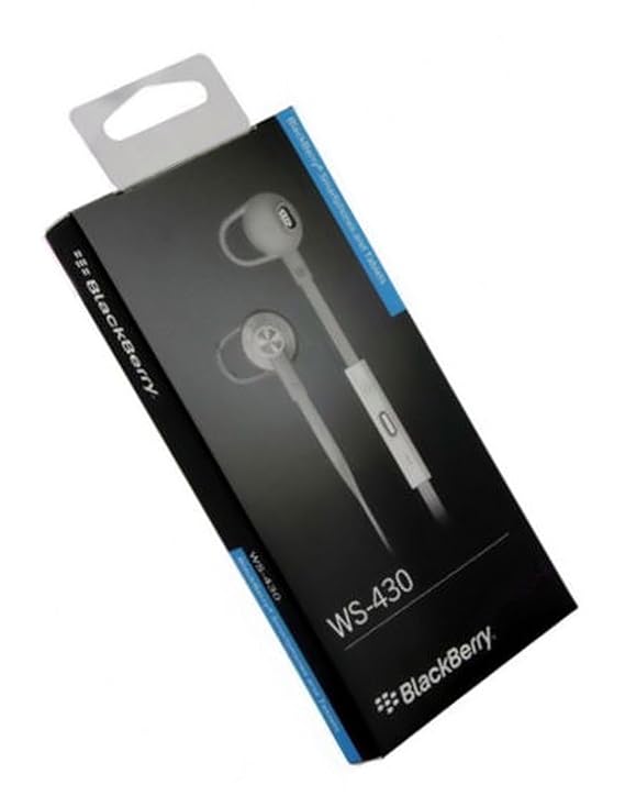 BlackBerry Premium Handy Stereo Headset WS-430 in der Original Verpackung - Farbe Weiß