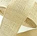 Burlap Ribbon by the Roll. Huge 50 Yards Jute Spool by Drency. 3 Inch