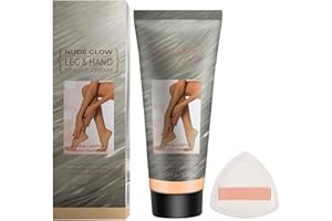 Jutqut Waterproof Leg & Body Makeup Cream with Puff, Transfer-Resistant Full Coverage Concealer for Tattoos, Scars & Varicose Veins, Long-Lasting Natural Finish Foundation for All Skin Tones, 02