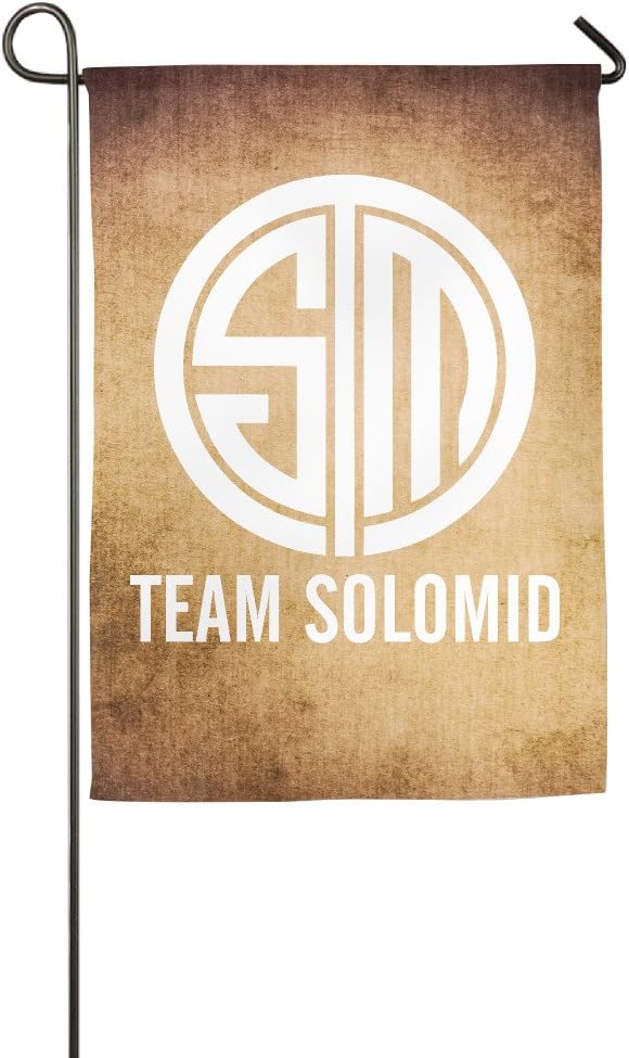 Personalized Decorative Welcome Polyester Garden Flags Printed Team Solomid TSM League Of Legends Flag For Indoor/Outdoor With Two Size - 12 18 Or 18 27 Inch
