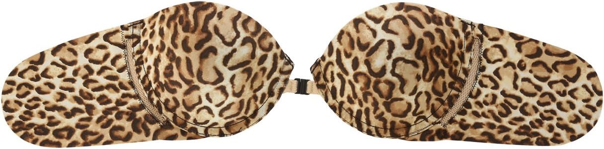 Catch me Bra Push Up Bra, Under Wire, Strapless Bra, Wing Bra, Invisible, Adhesive, Leopard