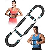 Kapebow Twister Arm Trainer, PowerTwist Arm Trainer, Adjustable Forearm Strengthener, Arm Exercise Equipment, Chest Workout Equipment, Portable Spring Resistance for Home Workout Equipment