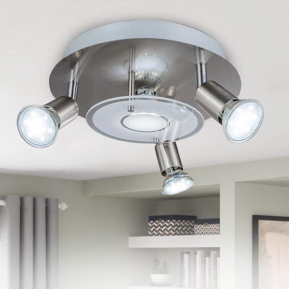 DLLT Modern Ceiling Track Lighting Kits, Adjustable Ceiling Spot Light