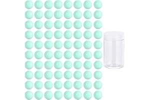 Witlans 80pcs Chinese Checker Game Replacement Balls,14mm Acrylic Game Marbles for Marble Run,Marbles Game,Aggravation Game,Traditional Marbles Games (PowderBlue)