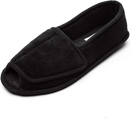 extra wide house slippers