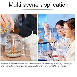 iplusmile 100ml Glass Pycnometer Bottle Lab Bottle