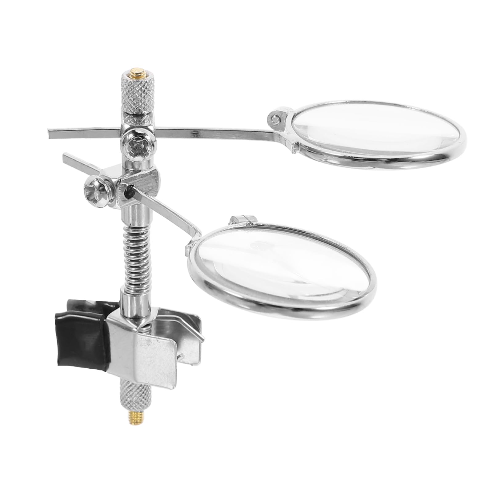 STOBOK Eye Loupe Clip On Eye Glasses Magnifier 25mm Jewelry Magnifier 2 Magnifying Glass for Jewelry Repair Precision Crafting