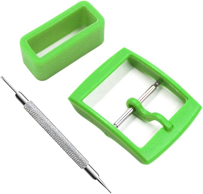 Watch Straps Replacement Plastic Buckle and Silicone Loops for Swatch