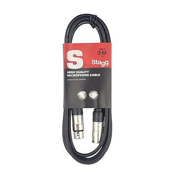 Mikrofonkabel High Quality - 3 Meter - 1x XLR Male - 1x XLR Female