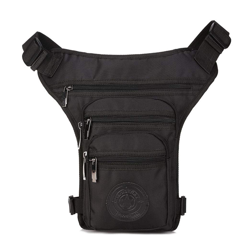 Waist Thigh Pack Drop Leg Bag for Men Women Waist Leg Pouch Messenger Bag Tactical Military Motorcycle Riding Travel Outdoor Black
