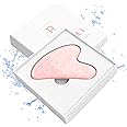 Gua Sha | Rose Quartz Gua Sha Stone | Guasha Tool for Face | Gua Sha Facial Tools | Lymphatic Drainage Massager