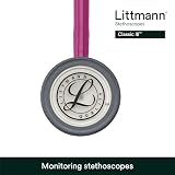 Littmann Classic III Monitoring Stethoscope Raspberry Tube 69 cm 5648 view 4