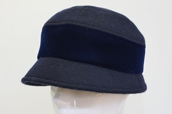 Amazon ダックス Daks D9348 帽子 レディース 婦人 ハット 紫 高級布帛 ベルベット 日本製 秋冬 ｍ 約57ｃｍ ネイビー ハット 通販